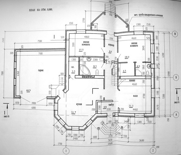 Поэтажный план