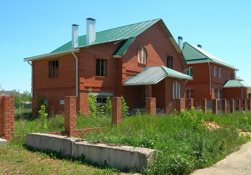 Общий вид двух коттеджей